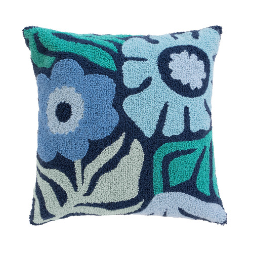 Lulu Embroidered Floral Cushion