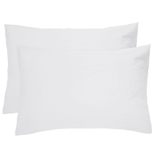White Linen Pillowcases