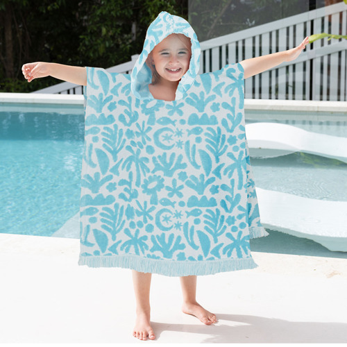 HiLo Kids' Holiday Sky Cotton Poncho
