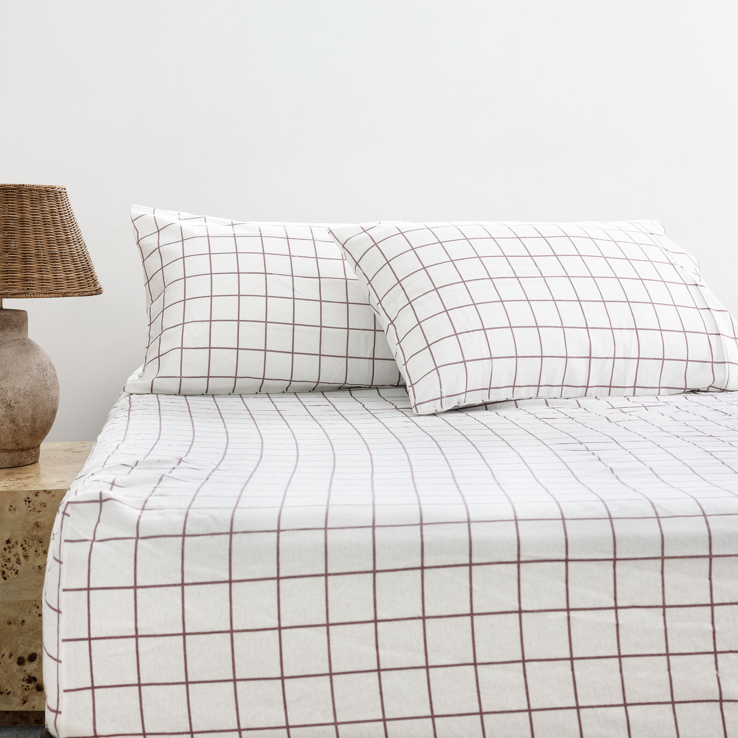Tessella Cotton Flannelette Fitted Sheet Set