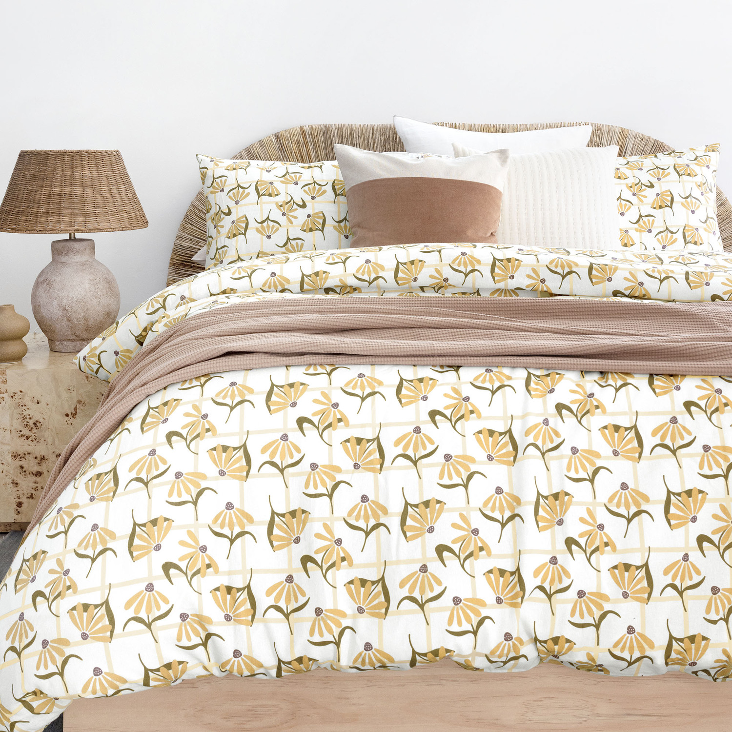 Anthea Cotton Flannelette Quilt Cover Set