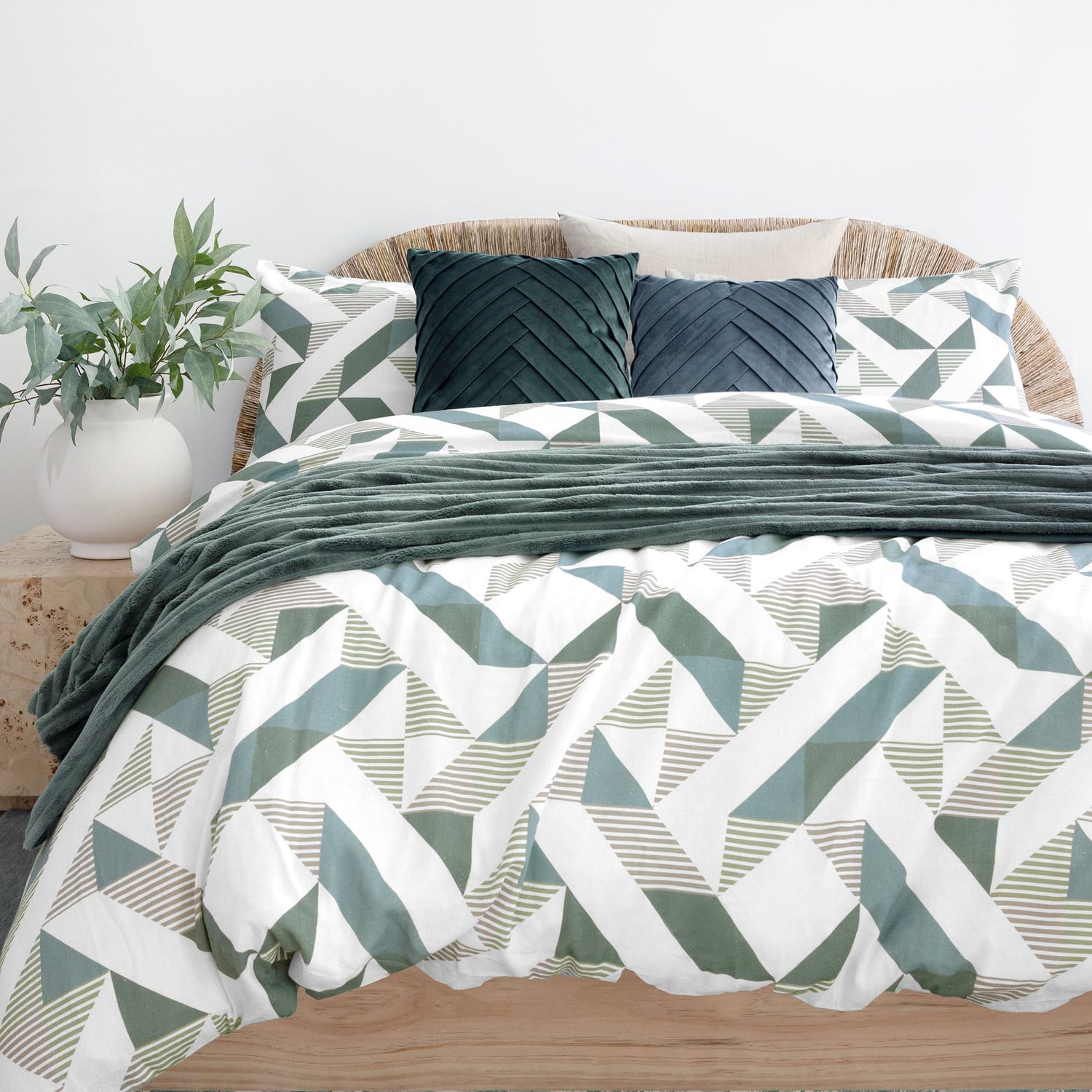 Huxley Cotton Flannelette Quilt Cover Set