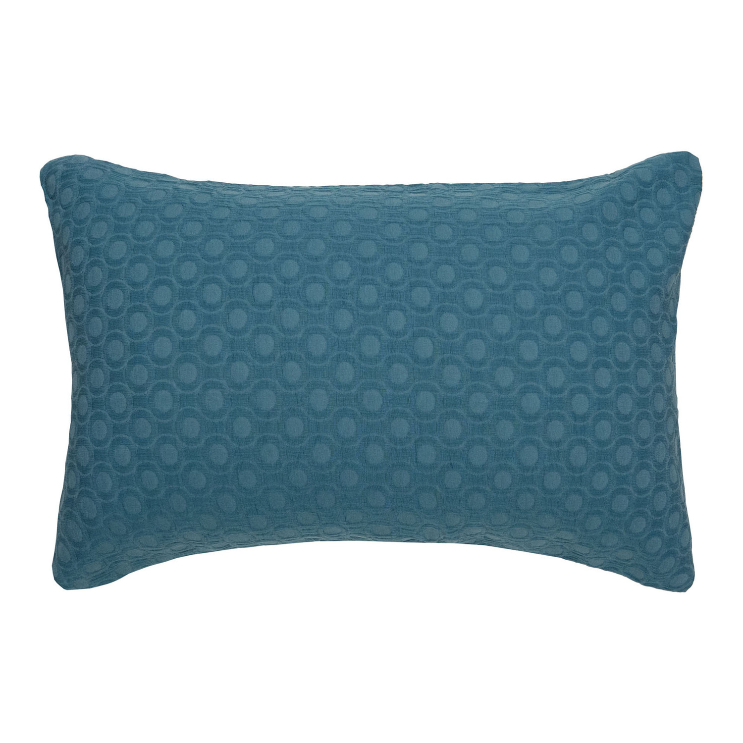 Teal Gaia Jacquard Quilt Cover Set