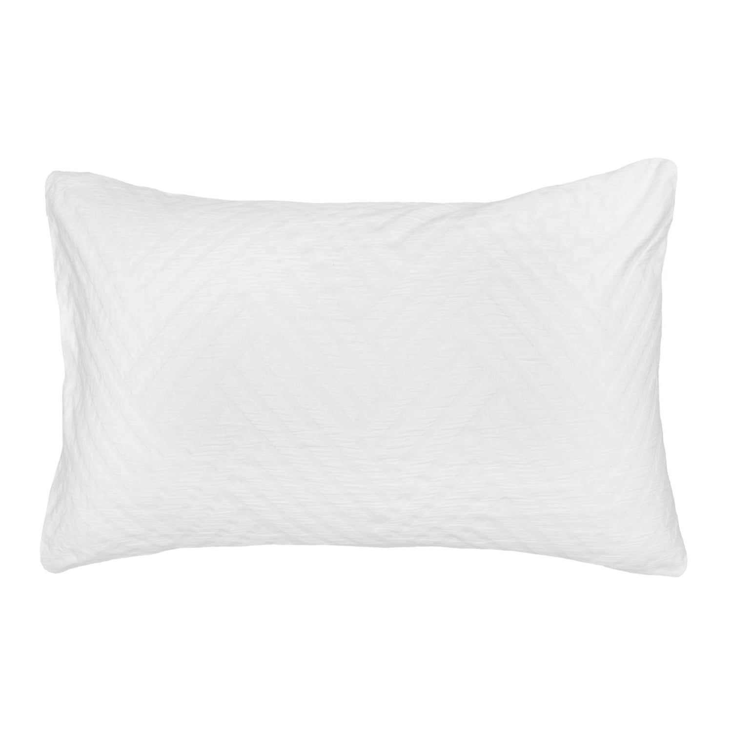 White Derya Jacquard Quilt Cover Set