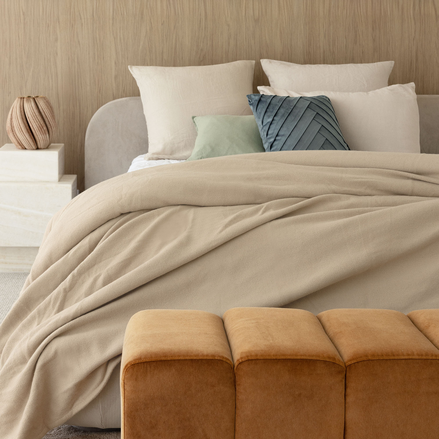 Winnie Australian Wool & Bamboo Blanket