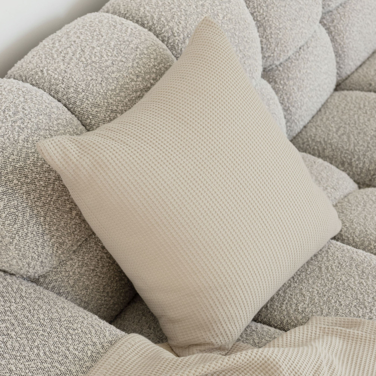 Enfys Square Washed Cotton Cushion