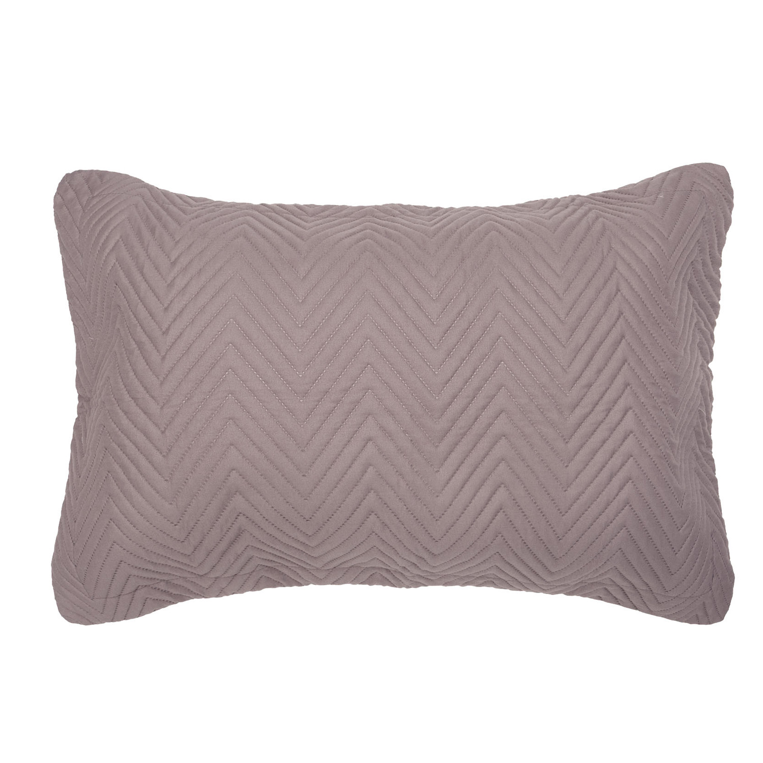 Silver Herringbone Embossed Coverlet Set