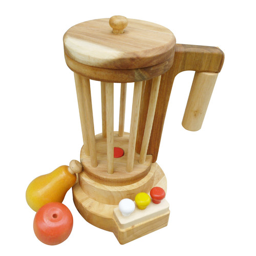 wooden toy blender