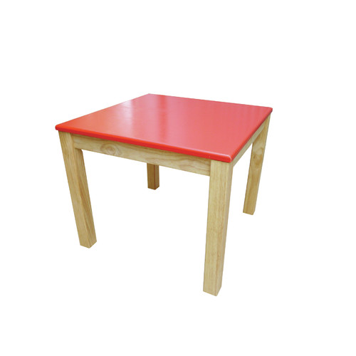 Q Toys Red Top Timber Table with Red Seat Stacking Chairs | Temple ...