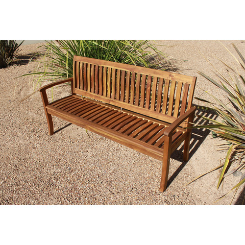 Outdoor Hardwood 3 Seater Kid Bench