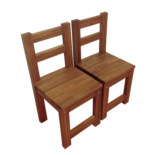 Hardwood Rectangular Table and Standard Chairs