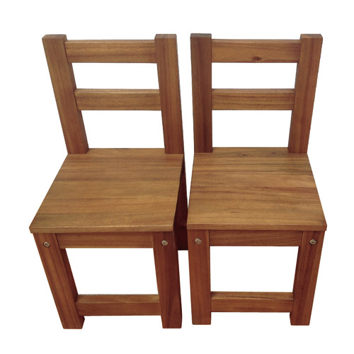 Hardwood Rectangular Table and Standard Chairs