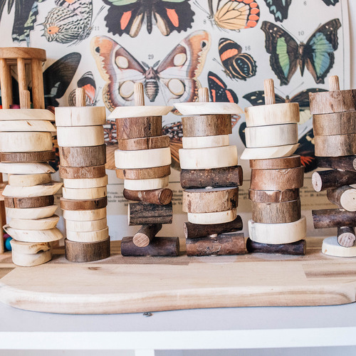 Q Toys Wooden Tree Sorter