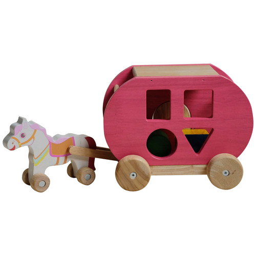 Wooden Horse Cart Sorter