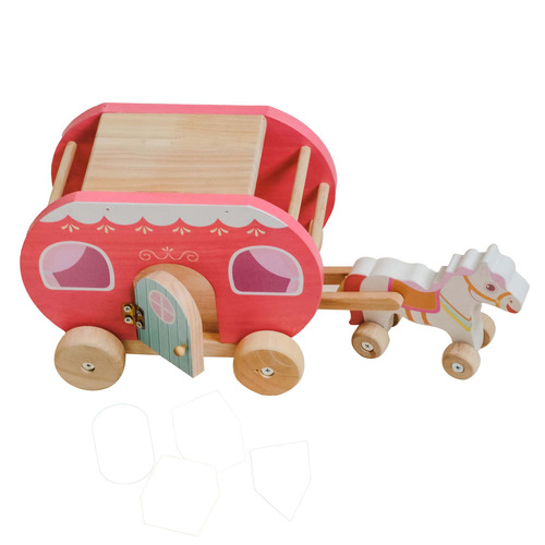 Wooden Horse Cart Sorter