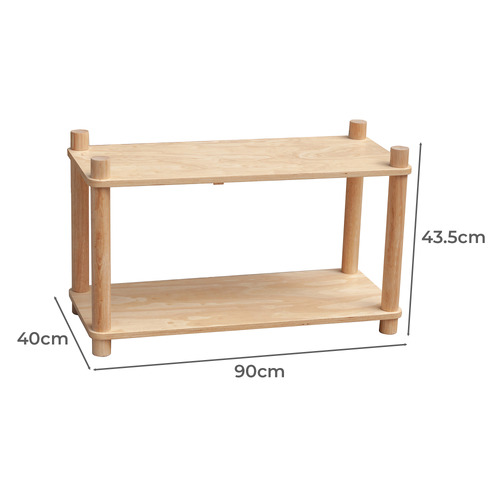 Montessori Kid's 2 Tier Shelving Unit