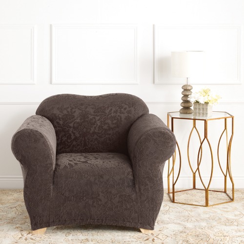 Sure Fit Stretch Jacquard Damask Armchair Cover Reviews Temple
