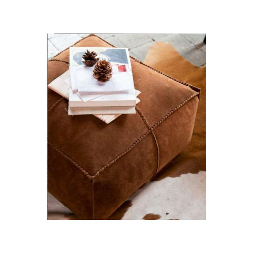 The Decor Store Landen Faux Suede Ottoman Temple & ster