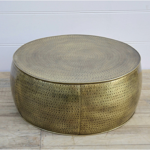 The Decor Store Brass Jazzy Iron Coffee Table Temple & ster