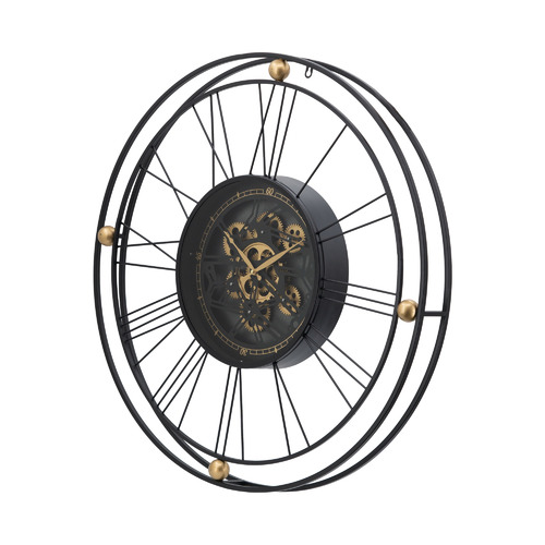 80cm Fortuna Metal Wall Clock