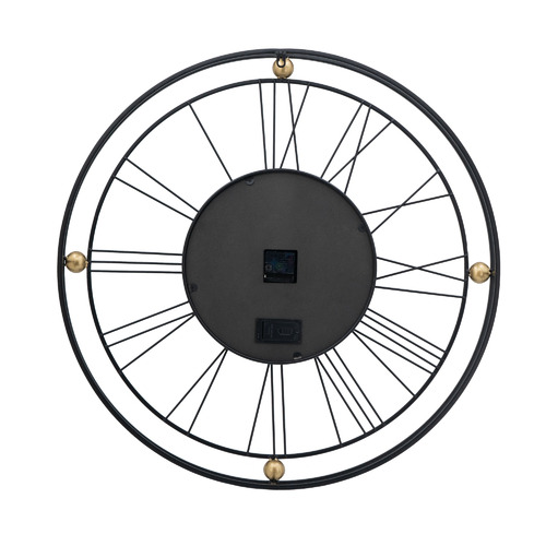 80cm Fortuna Metal Wall Clock