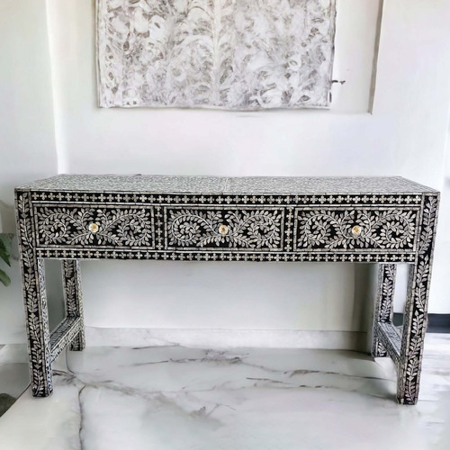 Easton 3 Drawer Console Table