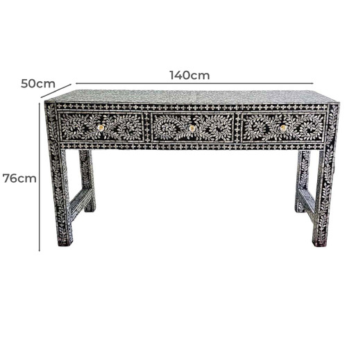 Easton 3 Drawer Console Table