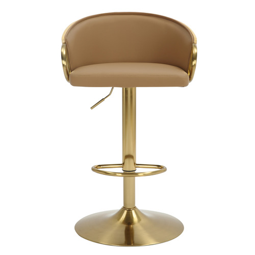 Marx Gold Gas Lift Bar Stool