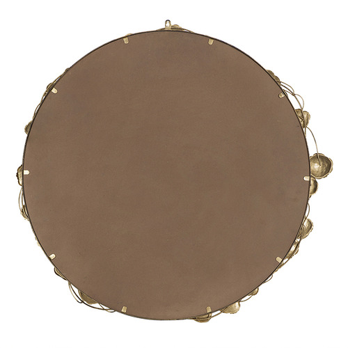 Gold Ivy Metal Wall Mirror