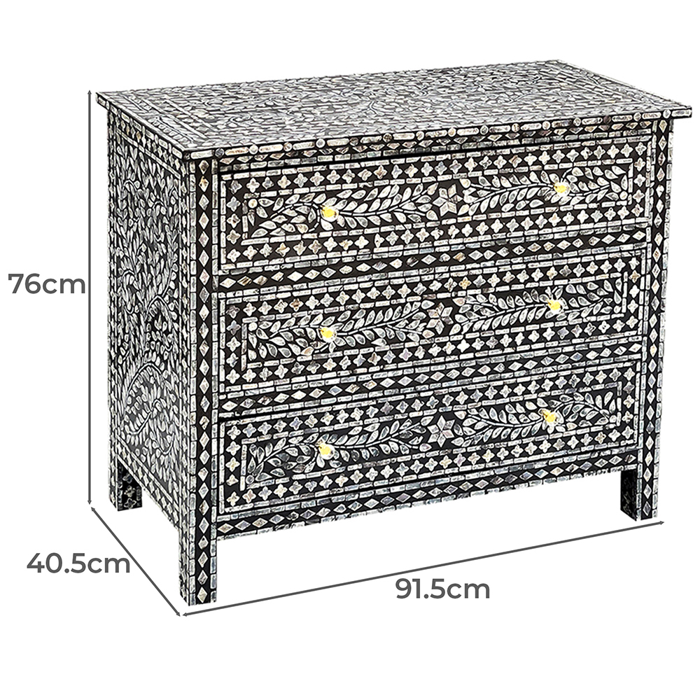 Malia 3 Drawer Chest