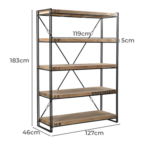 Industrial Expedition Bookcase
