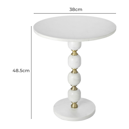 Ayden Marble Side Table