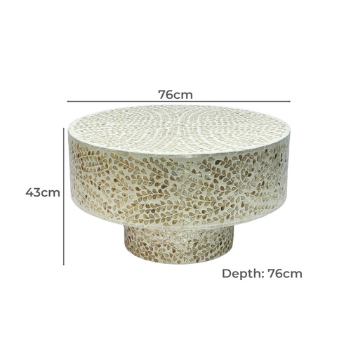Corinne Mother of Pearl Coffee Table