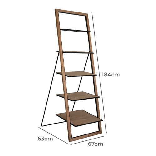 Bemadette 5 Tier Ladder Shelf