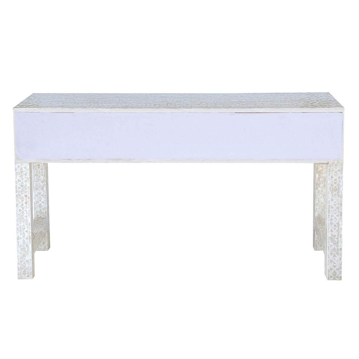 Daena 3 Drawer Mother of Pearl  Console Table