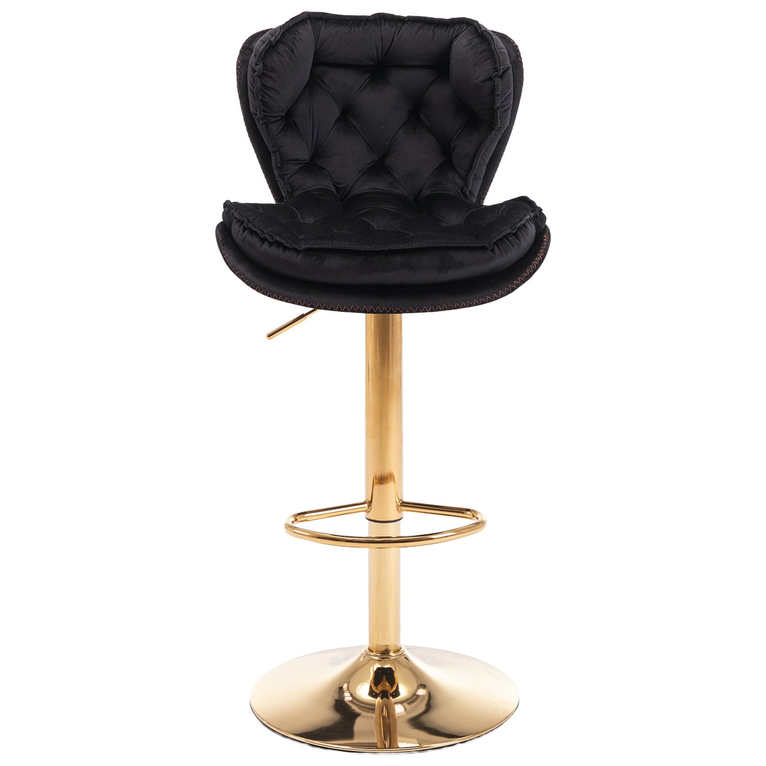 Dianne Velvet Adjustable Bar Stool