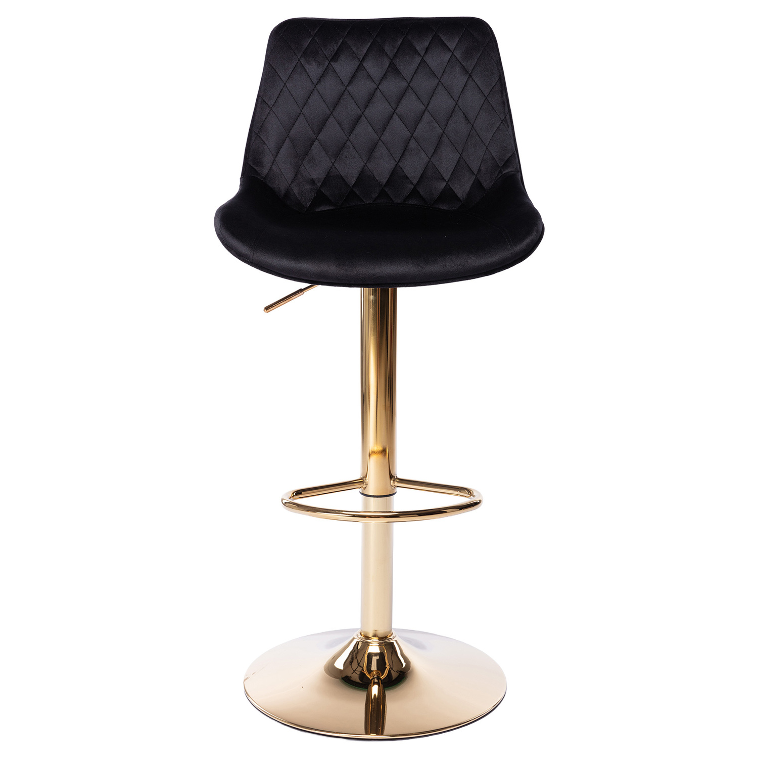 Kris Velvet Adjustable Bar Stool
