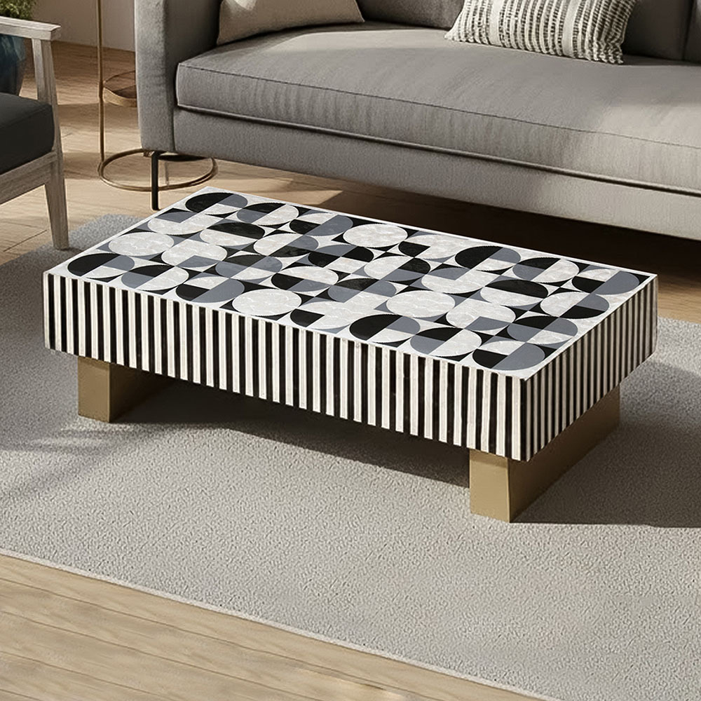 Oswego Mother of Pearl Coffee Table