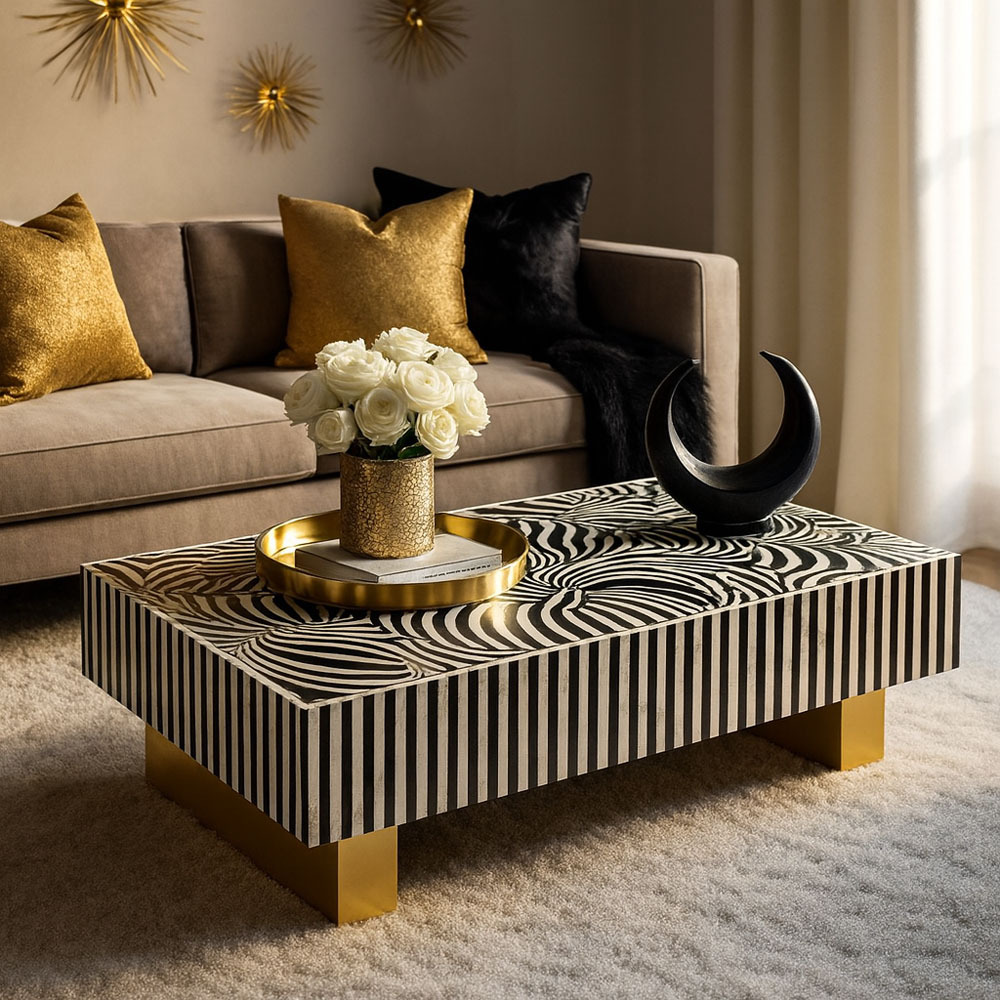 Berlin Mother of Pearl Coffee Table