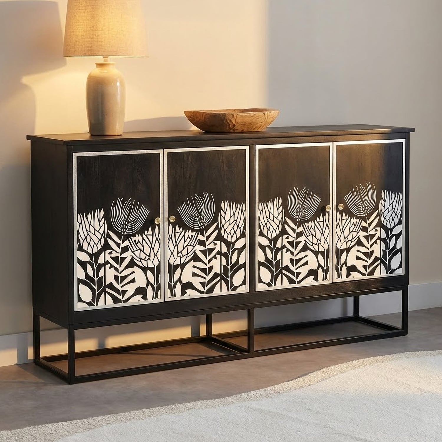 Rosa Mother of Pearl Sideboard