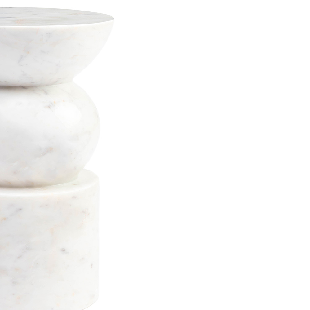 Shella Marble Side Table