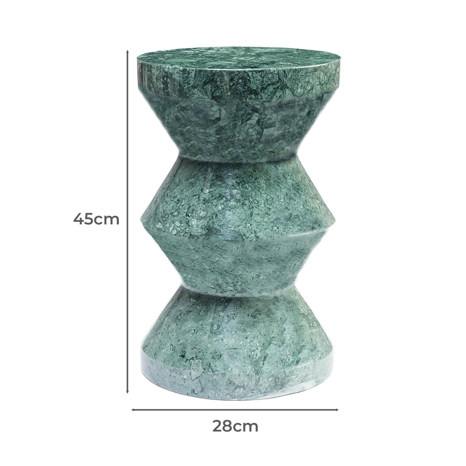 Daptine Indian Marble Side Table