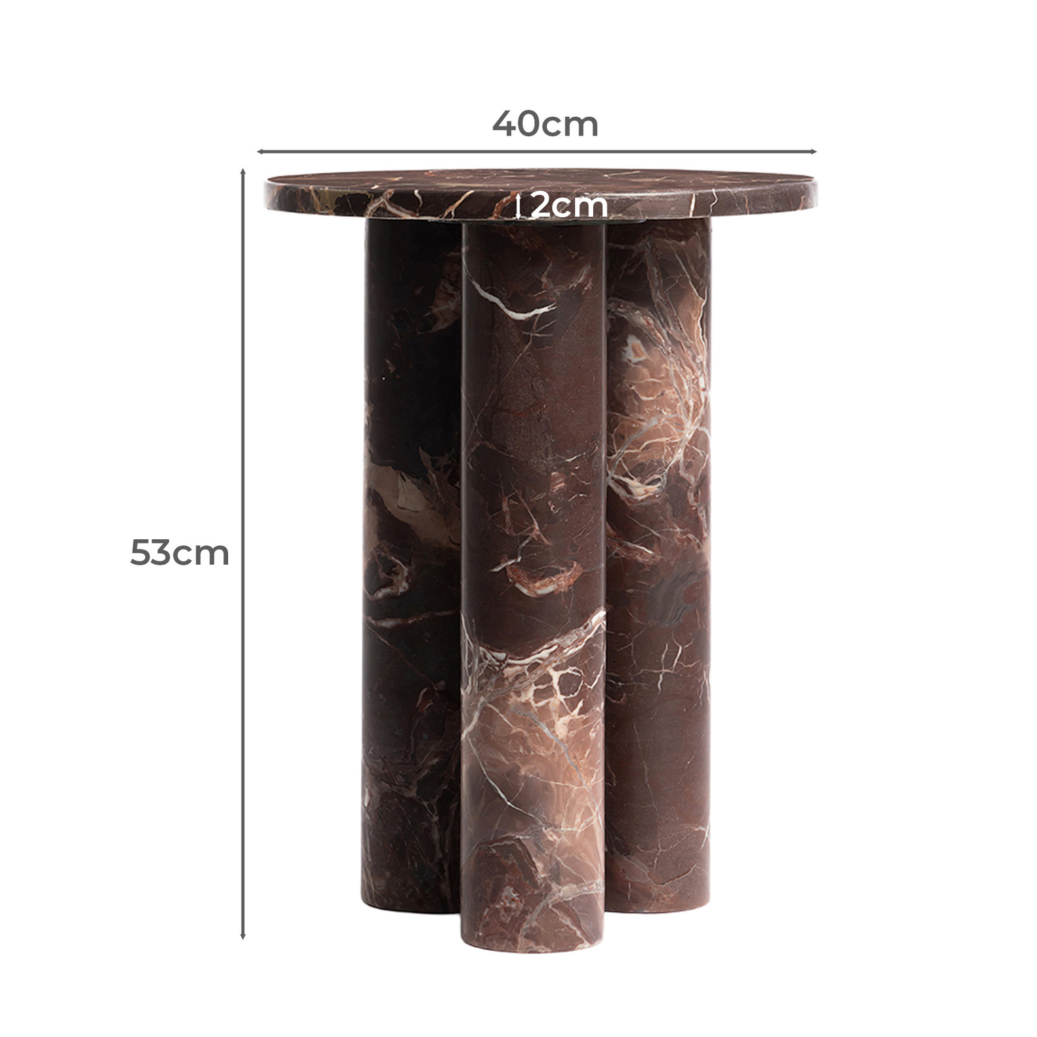 Hildegard Indian Marble Side Table