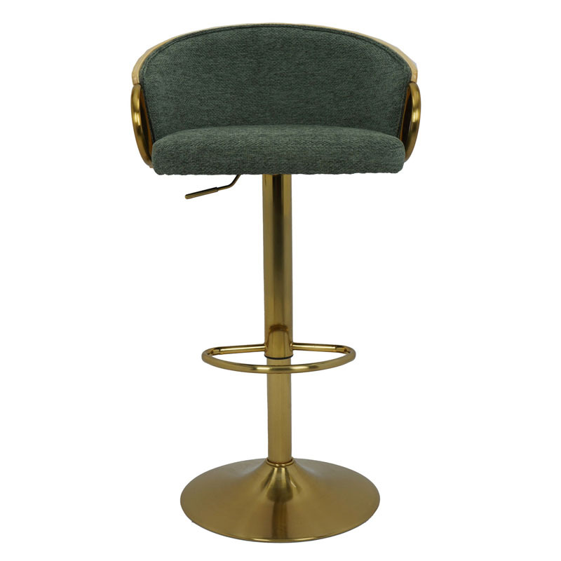 Gaston Upholstered Adjustable Bar Stool