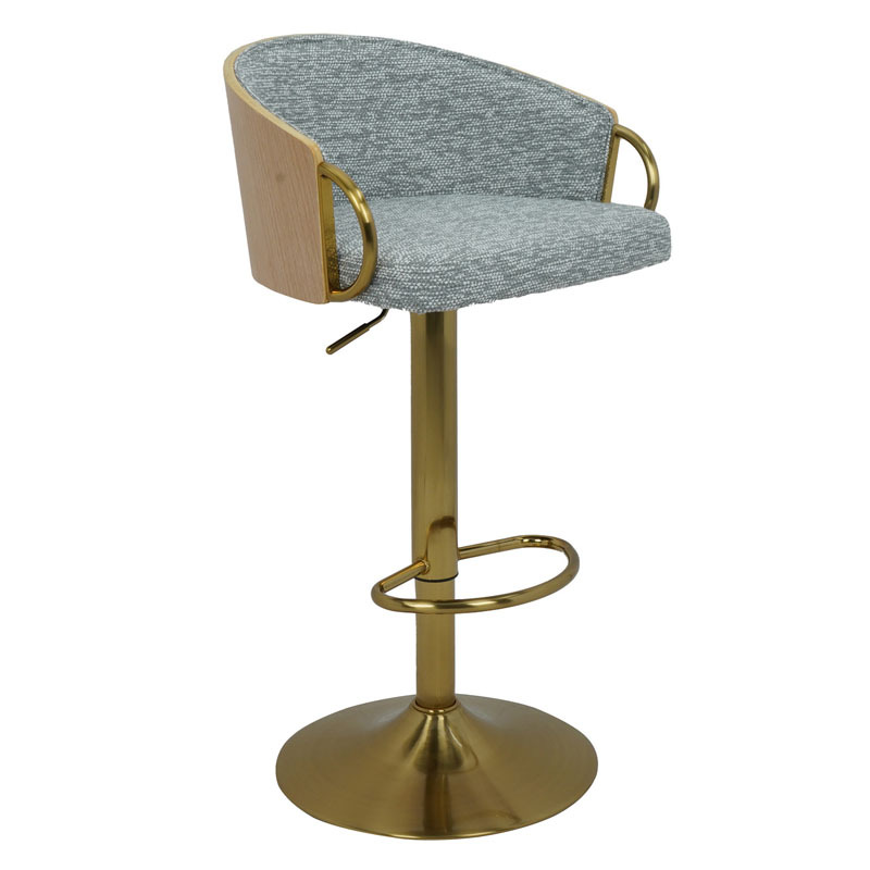 Gaston Upholstered Adjustable Bar Stool
