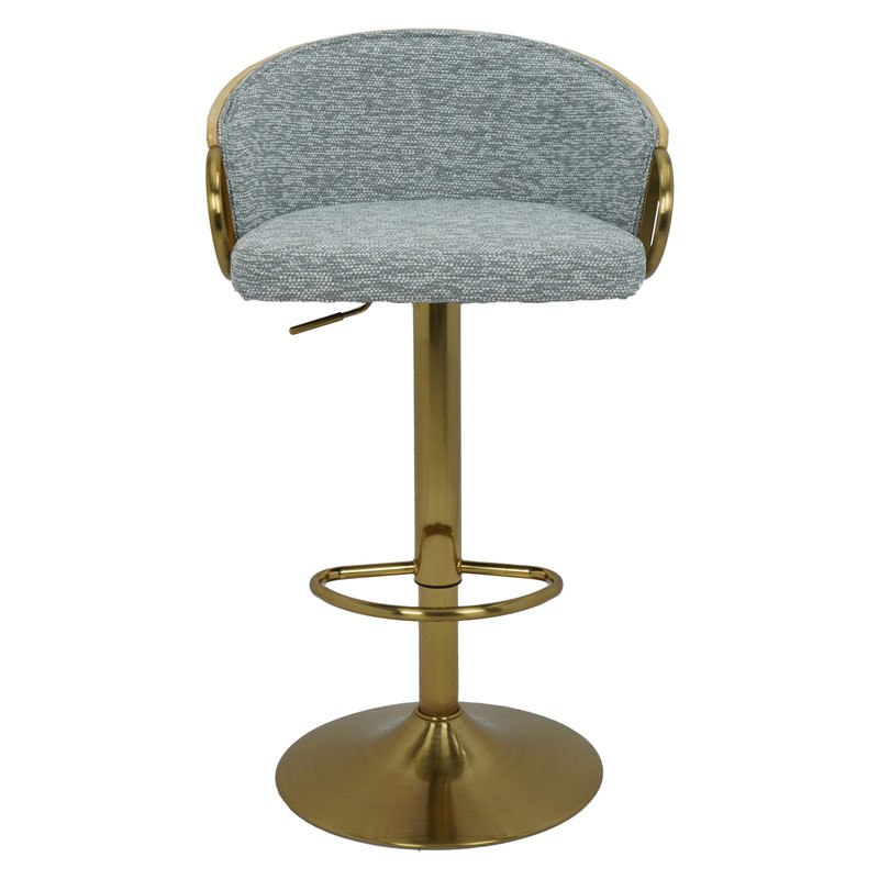 Gaston Upholstered Adjustable Bar Stool