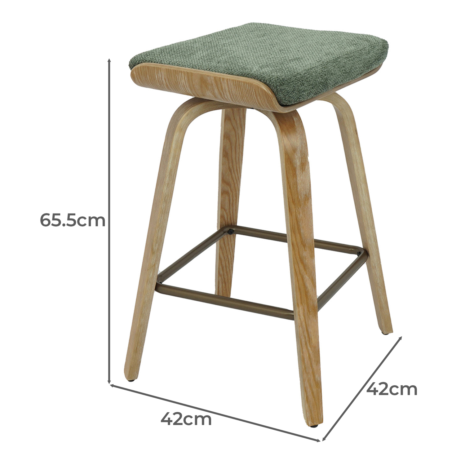 65.5cm Austin Upholstered Bar Stool