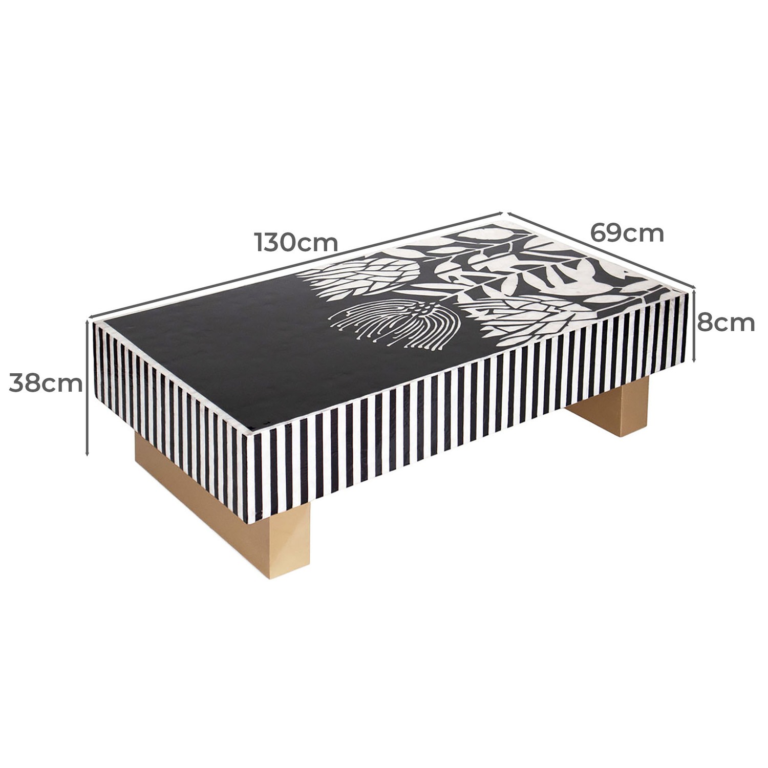 Rosa Mother of Pearl Coffee Table