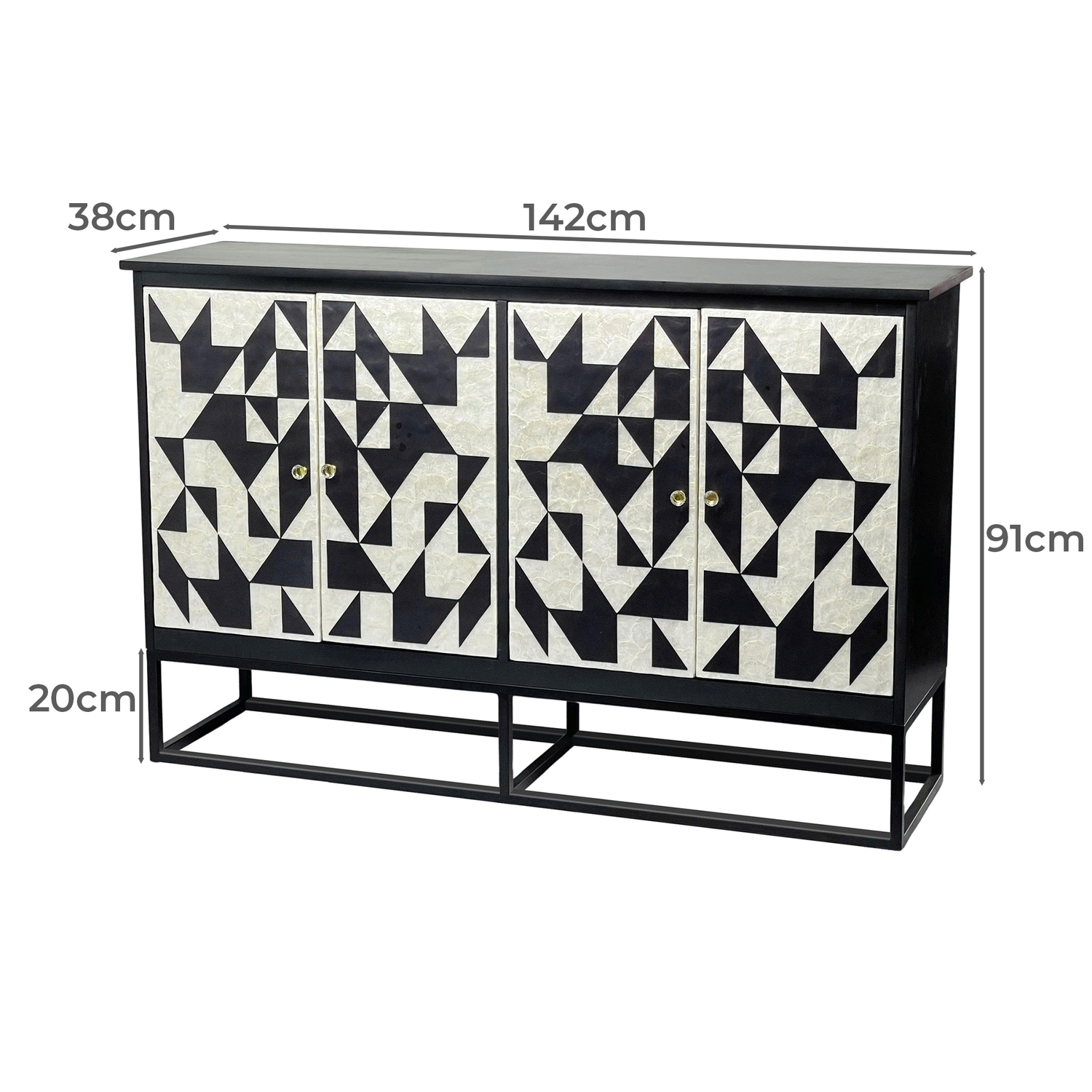 Cleburne Mother of Pearl Sideboard