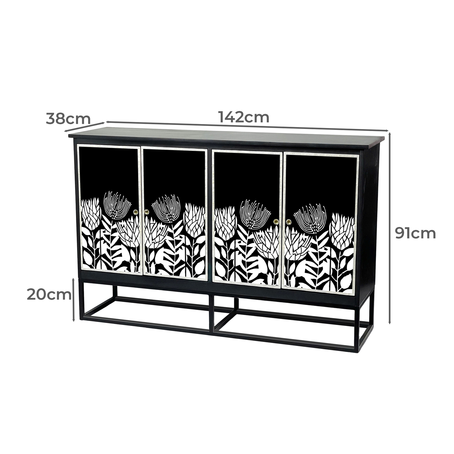 Rosa Mother of Pearl Sideboard